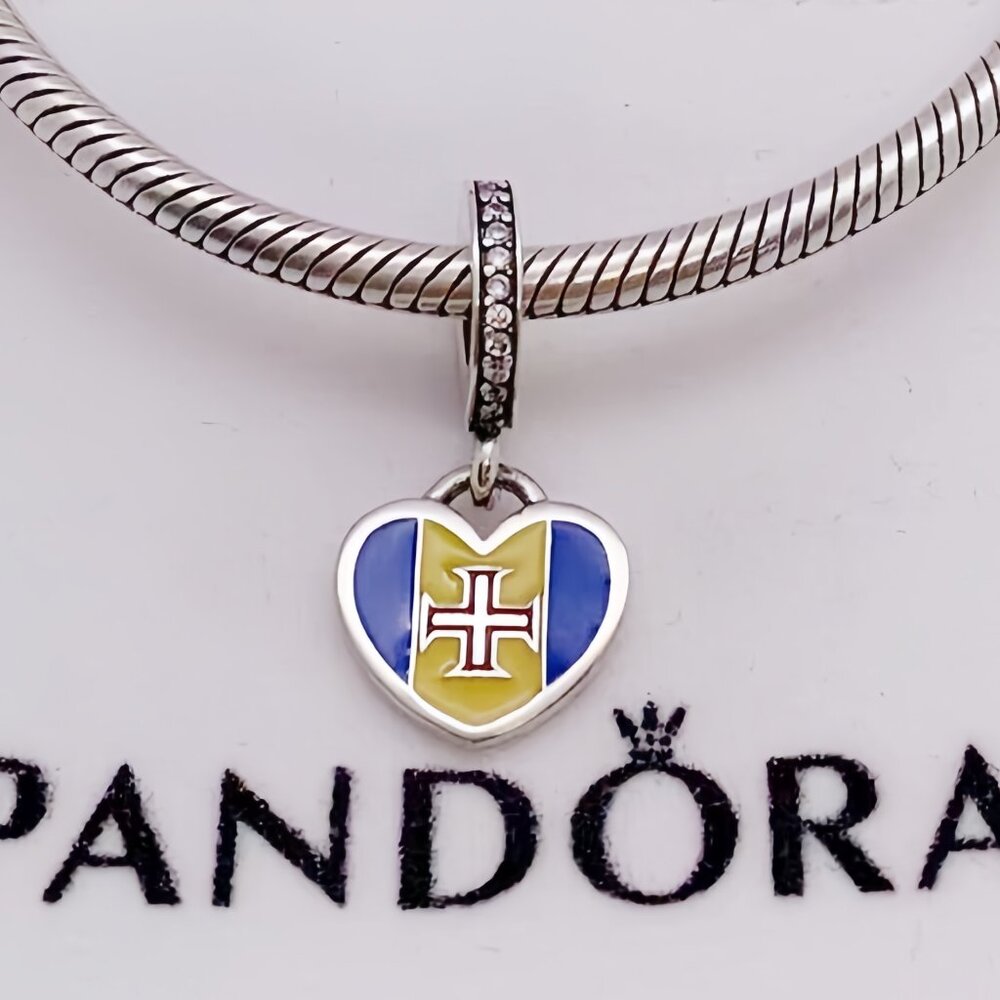 Pandora Madeira Islands Flag Exclusive Charm Pendant